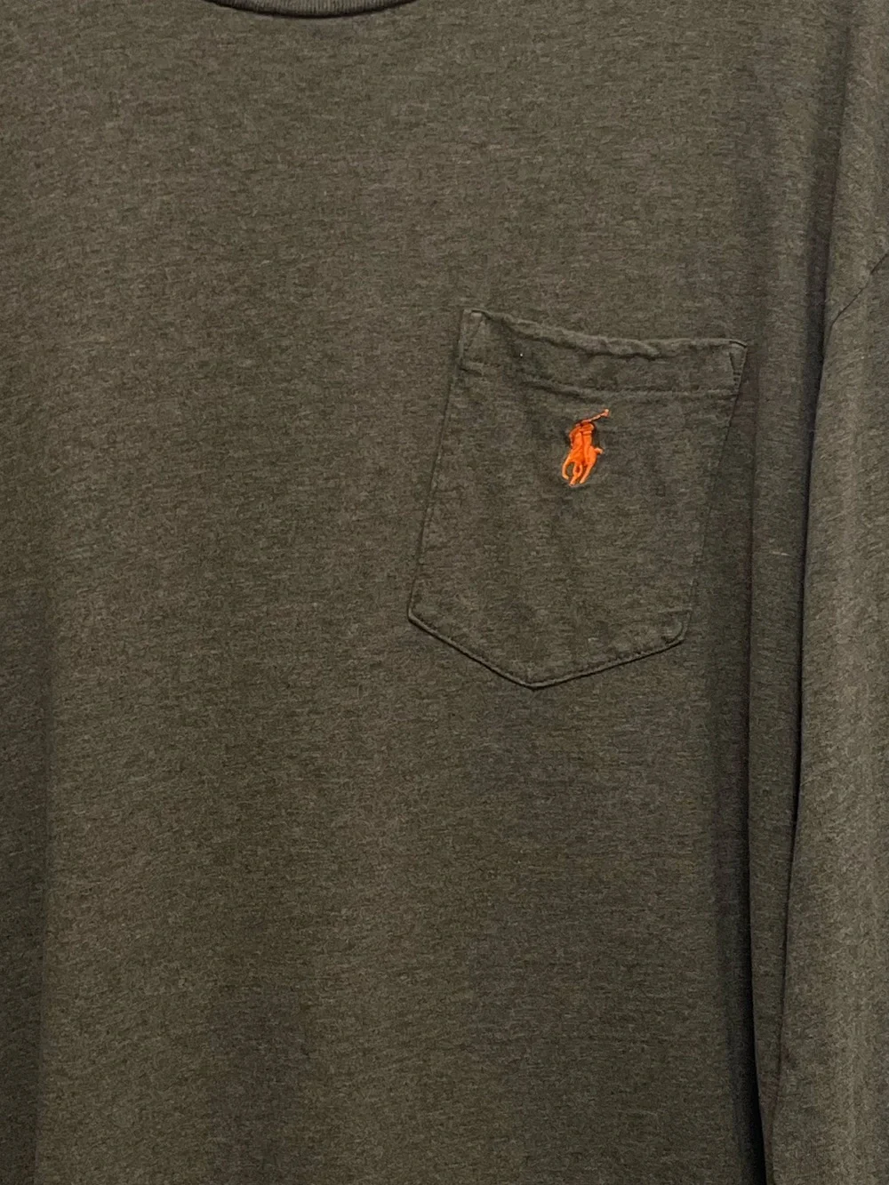 POLO Ralph Lauren Olive Green Long Sleeve Cotton Size XL